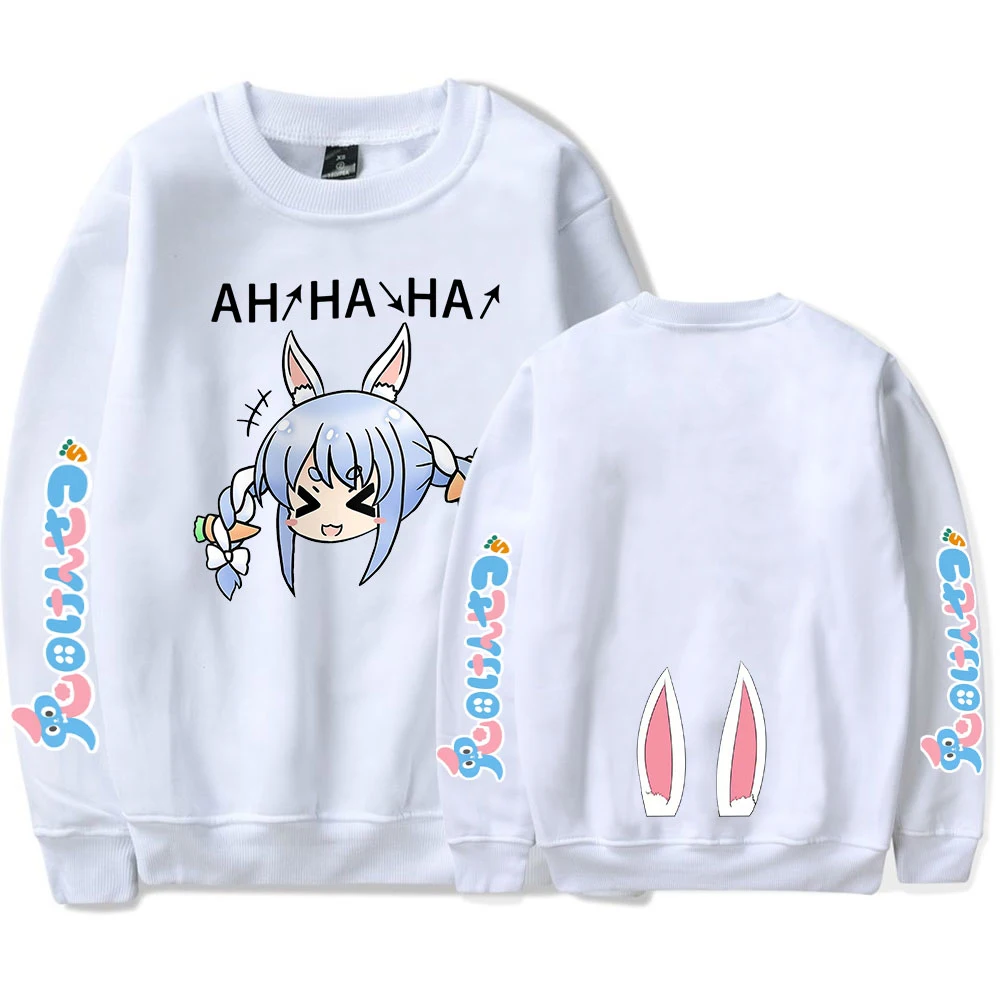 

HOLOLIVE VTuber Usada Pekora Print Loose Tops Sweater Series Women/Men Clothe Turtlenecks Sweet Youthful Kawaii Sweatshirt