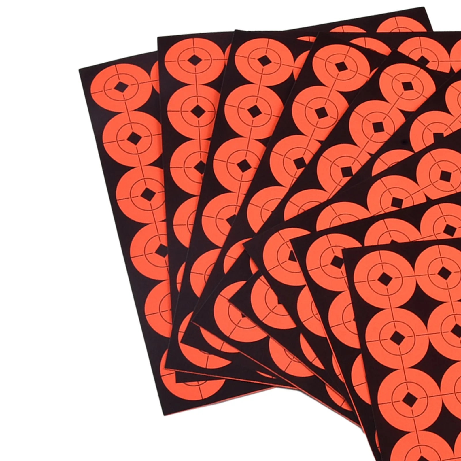 Practice Your Shots with These Vibrant Neon Orange For Bullseye Stickers Total of 360 Pieces Each is Standard Size