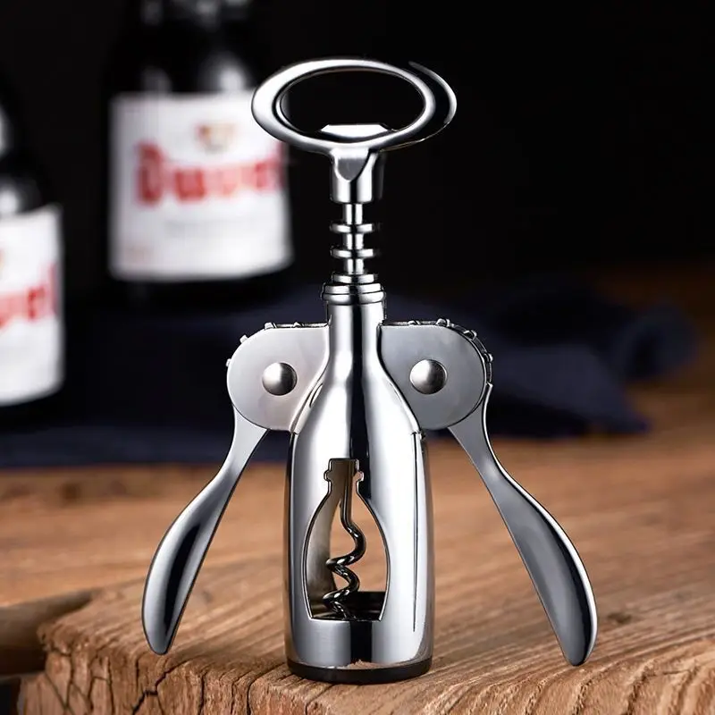 1pc Red wine bottle opener, beer driver, home portable seahorse knife, multifunctional wine bottle opener