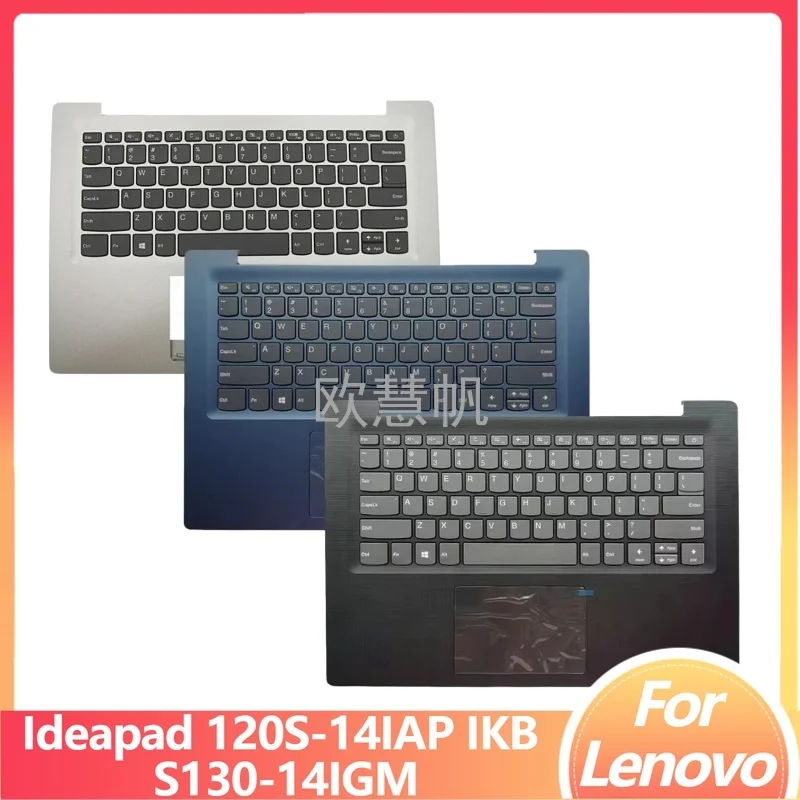M New Laptop Palmrest Upper Cover US Keyboard Casing Top Case Top Cover For Lenovo Ideapad 120S-14IAP IKB S130-14IGM