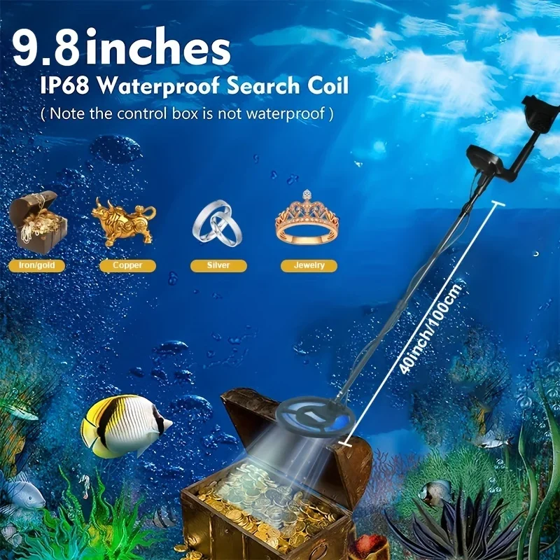 High Precision MD-830 Gold Metal Detector Coil Underground Professional Waterproof Metal Hand Archaeology Held Metal Detector