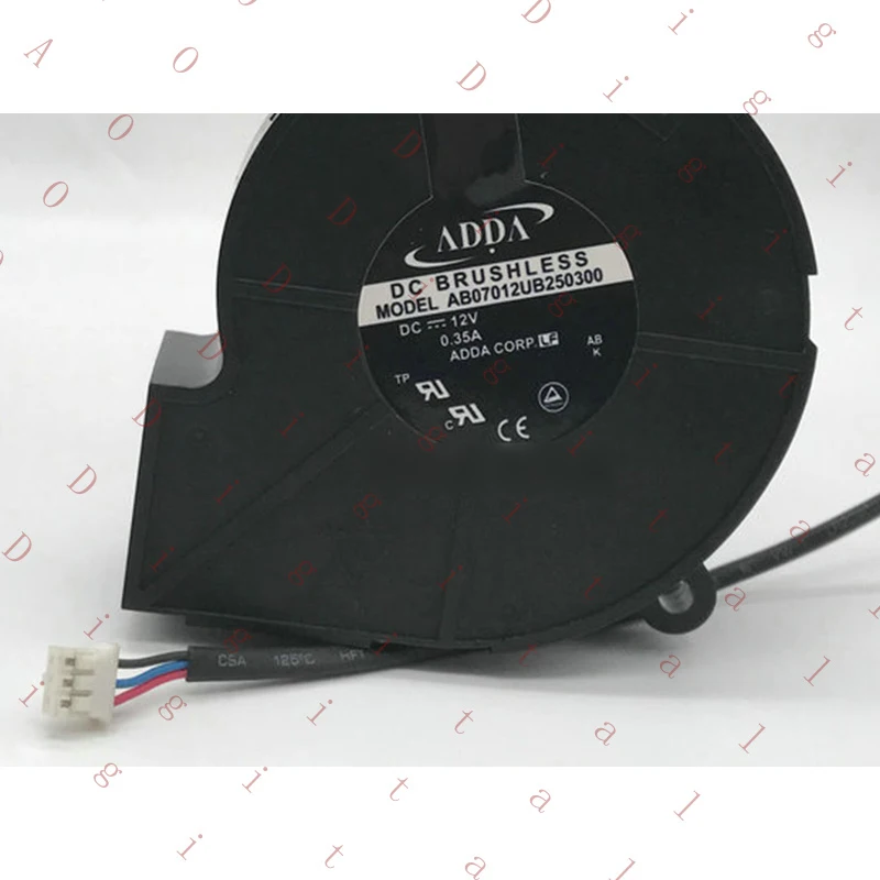 L... 1 PCS New  for ADDA AB07012UB250300 DC 12V 0.35A 3 PIN cooling fan#QW