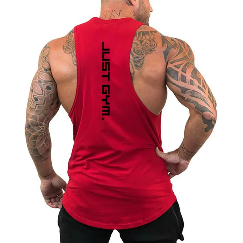 Men\'s Jogging Undershirt Workout Fitness Comfortable Sleeveless T-Shirt Outdoor Sports Running Fashion Breathable Loose Vest