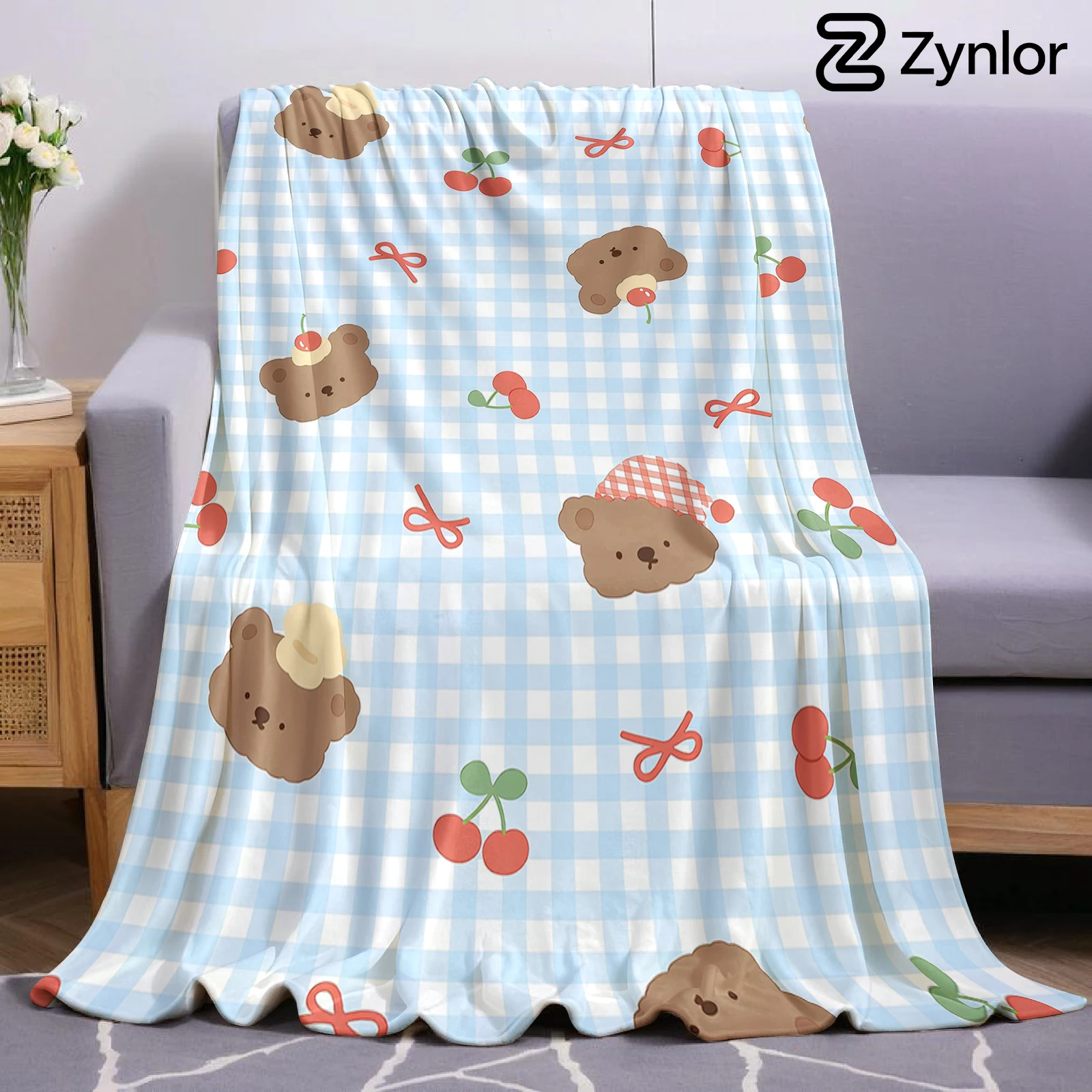 manta-de-sherpa-ultra-macia-com-estampa-xadrez-urso-e-laco-de-cereja-quente-e-fofa-ideal-para-sofa-cama-presente-de-halloween-todas-as-estacoes