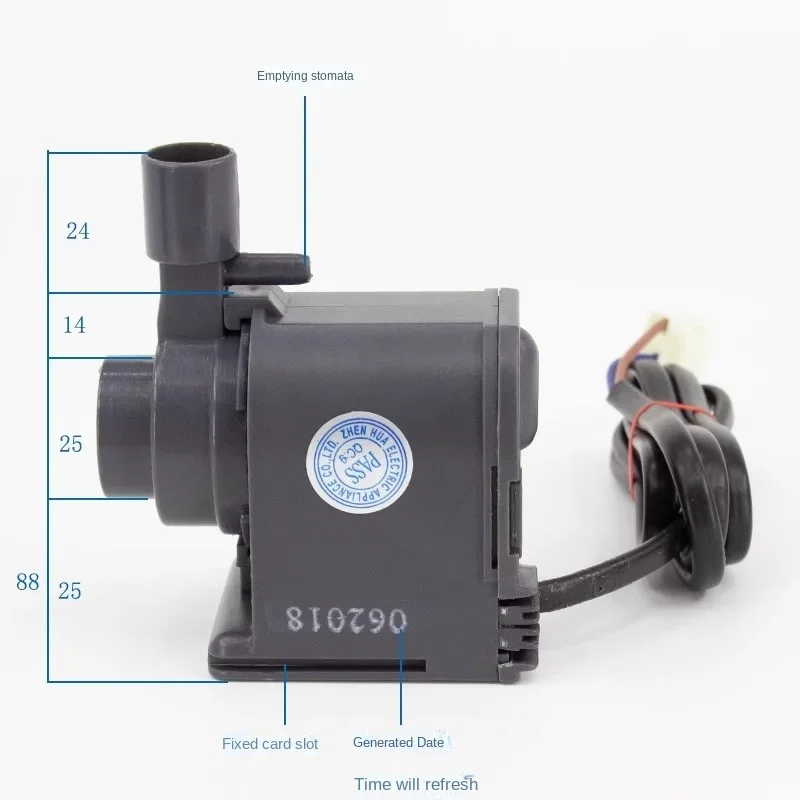 Ice machine water pump HZB-506080/AP-1200 circulating submersible water pump Zhongchen Woletuo