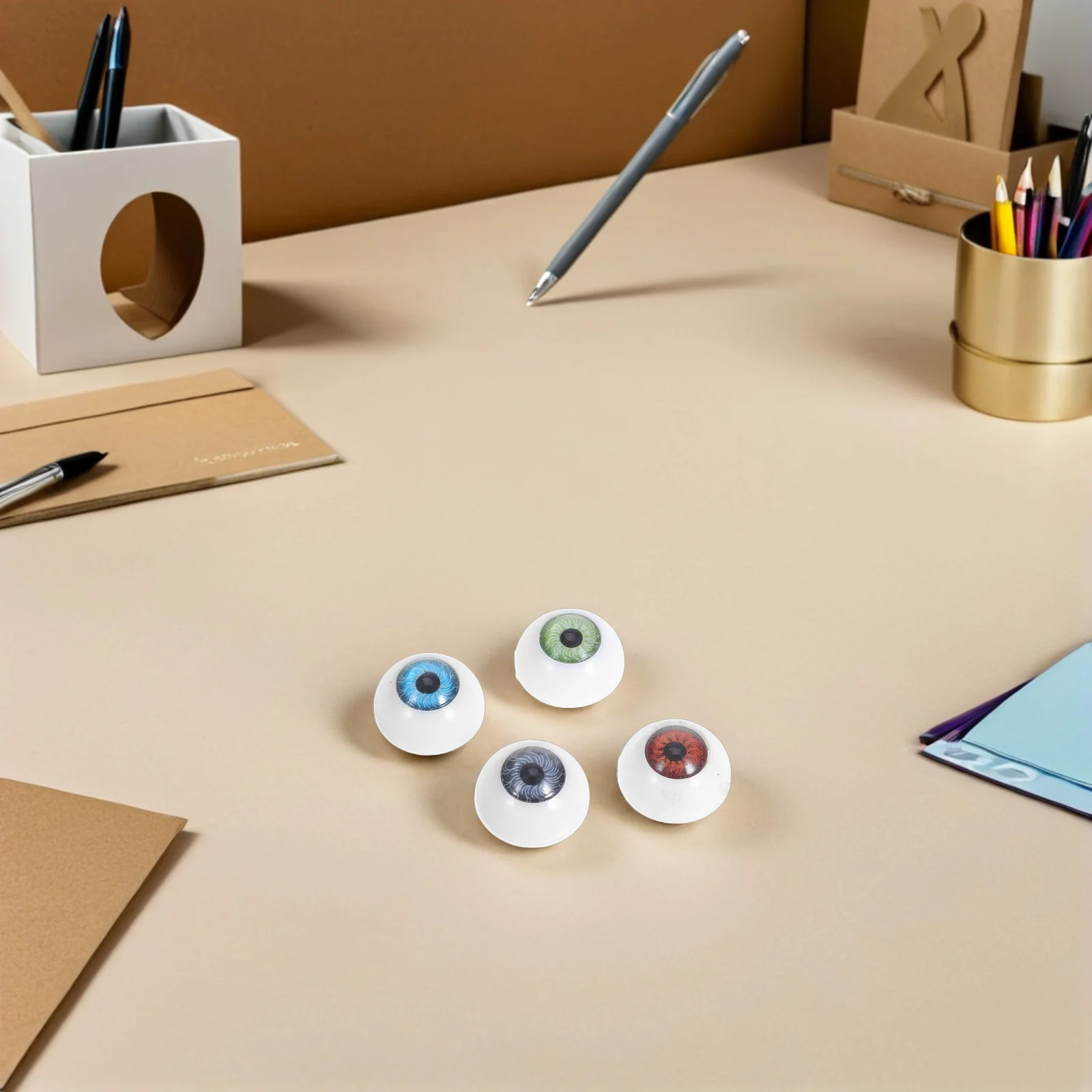 

40pcs 20Mm Round Plastic Craft For Diy Stuffed Animals Crochet Crochet Animal Puppet Making Safety Eyes Animal Eyes