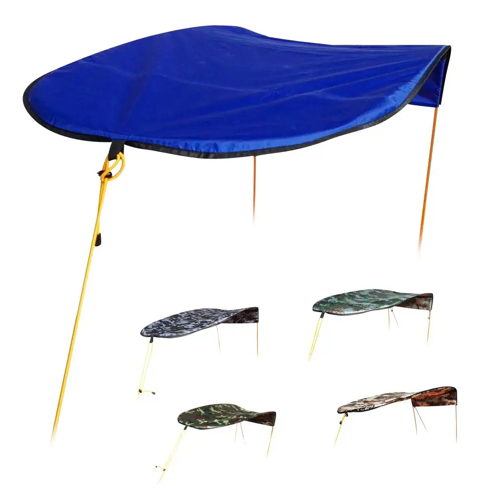 Inflatable Boat Sun Shade Awning Camping Shelter Boat Equipment for Kayak Boating Fishing Supplies