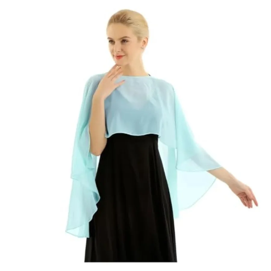 Elegant Wedding Wrap for Women Evening Capes Bridal Jacket Accessories for Bride Color 6