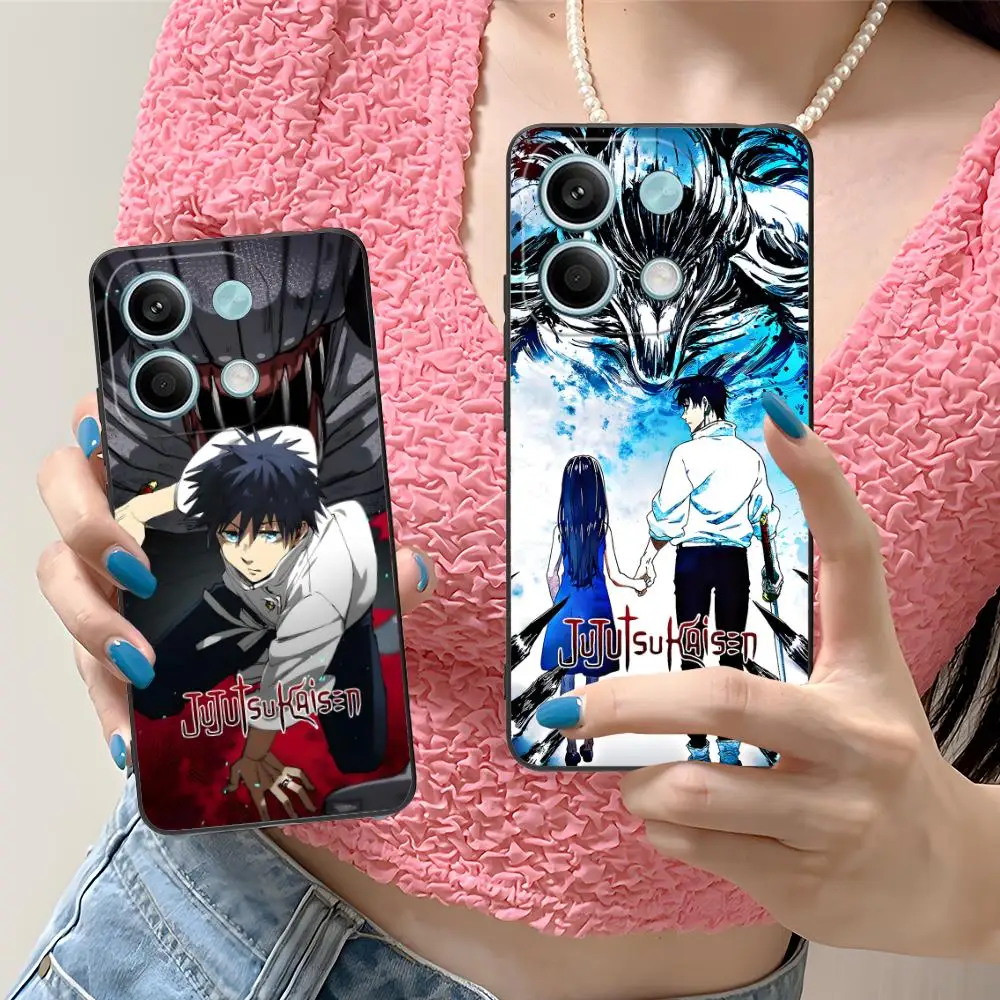 

Чехол для телефона Jujutsu Kaisen Yuta Okkotsu для Xiaomi Redmi 15 14 13 12 A5 3 2 1 C Plus 4G 5G, красочный чехол с принтом, роскошный, красивый