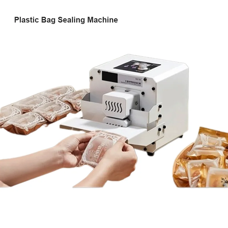 Mini macchina automatica per sigillare i sacchetti di tè, sacchetti di pellicola di alluminio, macchina per sigillare il calore, confezionatrice per bordi commerciali in plastica