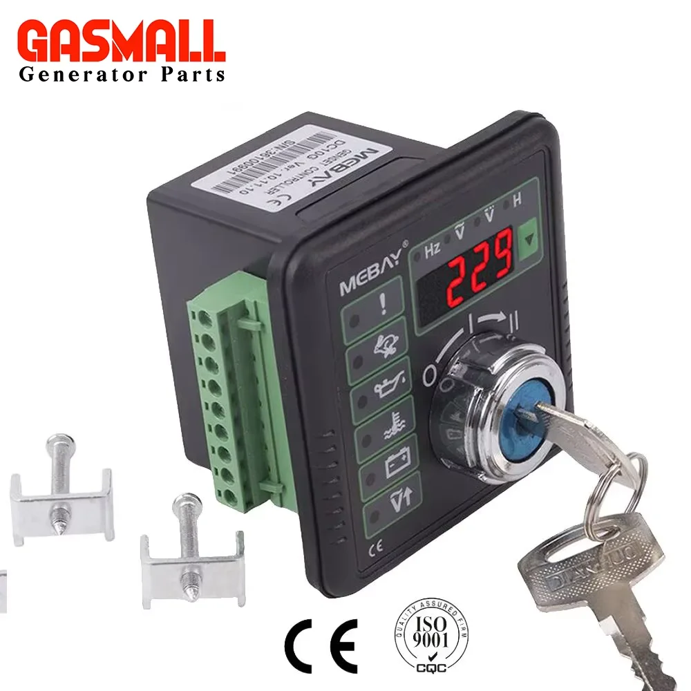 Original Mebay DC10G DC10K Generator Engine Multifunction Manual Start Stop Controller Panel For Generator Parts