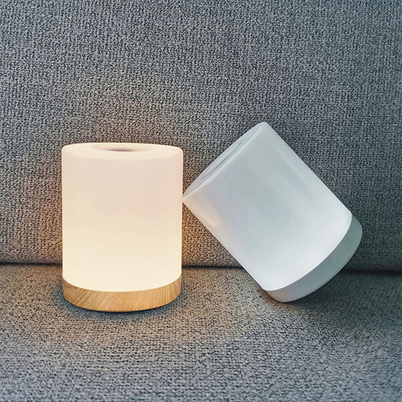 Dimmable Bedside Night Lights Charging Desktop Night Lamps Bedroom Bedside Lighting Decoration Touch Reading Led Table Lamps