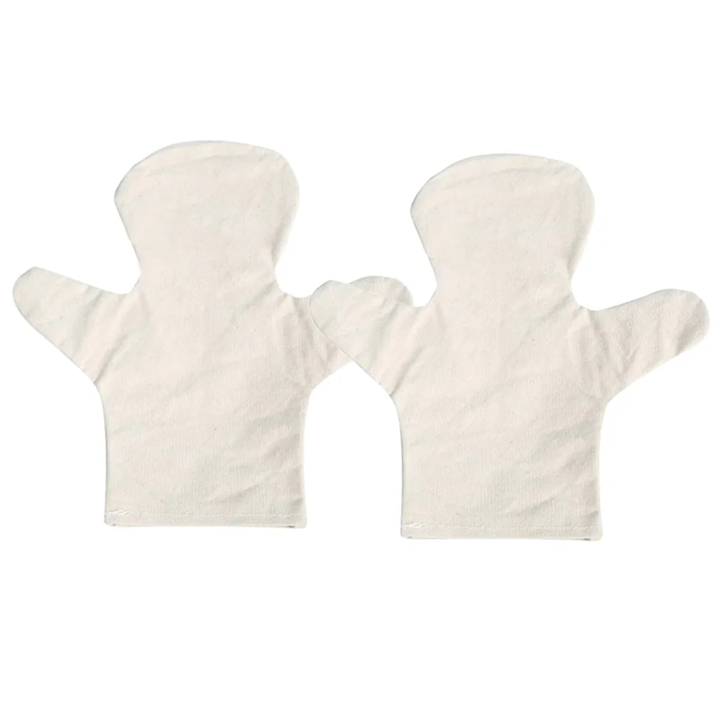 Confezione di materiali per burattini da dito da 2 pezzi Set di burattini dipinti creativi fai-da-te per bambini Forniture per narrazione in tela bianca per bambini