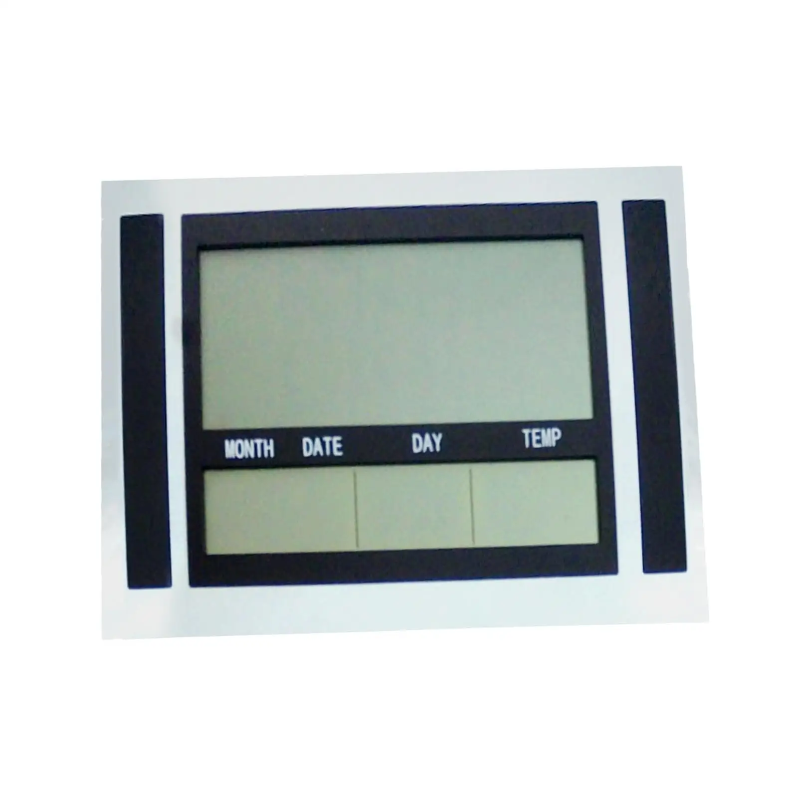 Large Watch Table Voice Control Digital Digit LCD Display Clock Calendar Day Month Year Battery Powered Electronic Alarm Clock