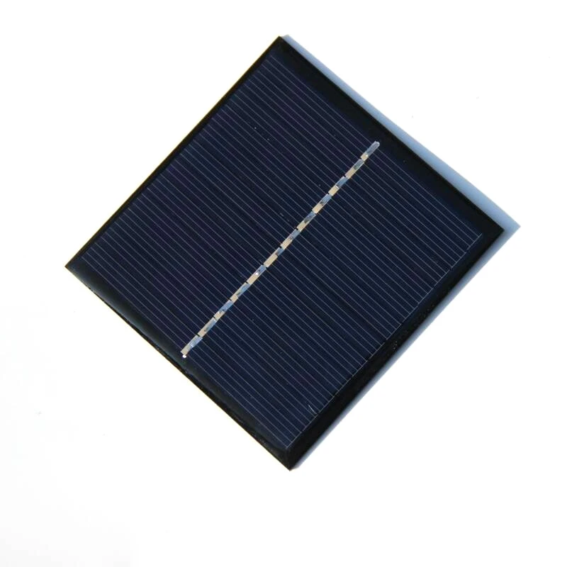 

BUHESHUI Wholesale Mini 1W 6V Solar Cell Polycrystalline Solar Panel Module Charger Kits 85*82*3MM 50pcs