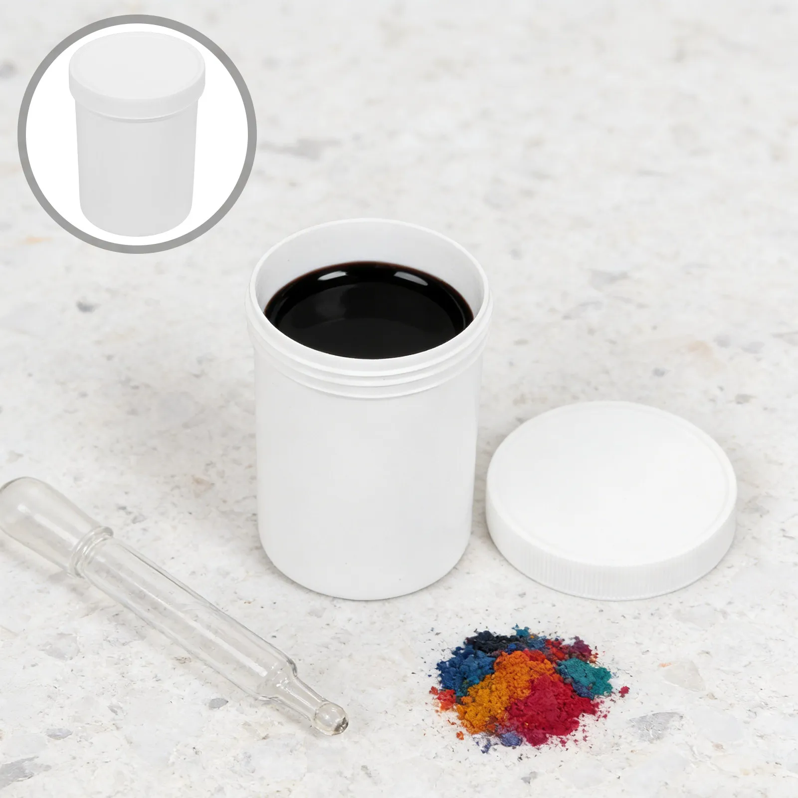 

Набор из 6 прозрачных пластиковых банок для краски, 500 мл, с широким горлом, герметичными завинчивающимися крышками, многоразовые контейнеры для остатков краски и пигментов