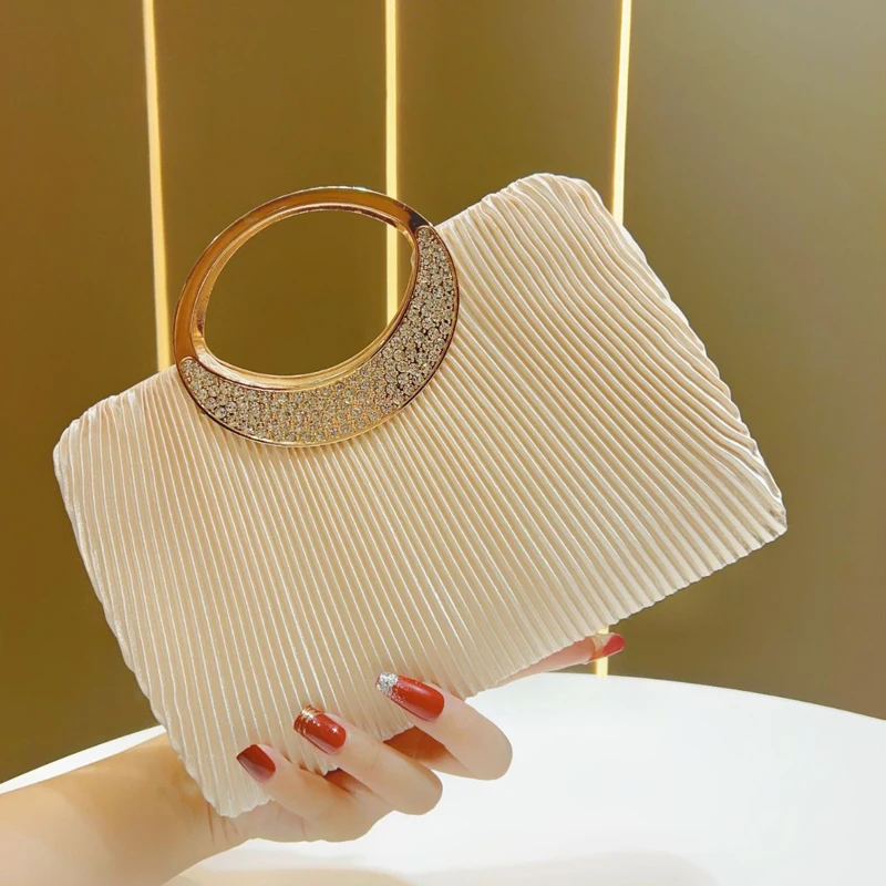 

Sequin Clutch Bag Suitable for Wedding Party Dating Women Sparkling Glitter Crystal Evening Purse Elegant Bridesmaid Handbag
