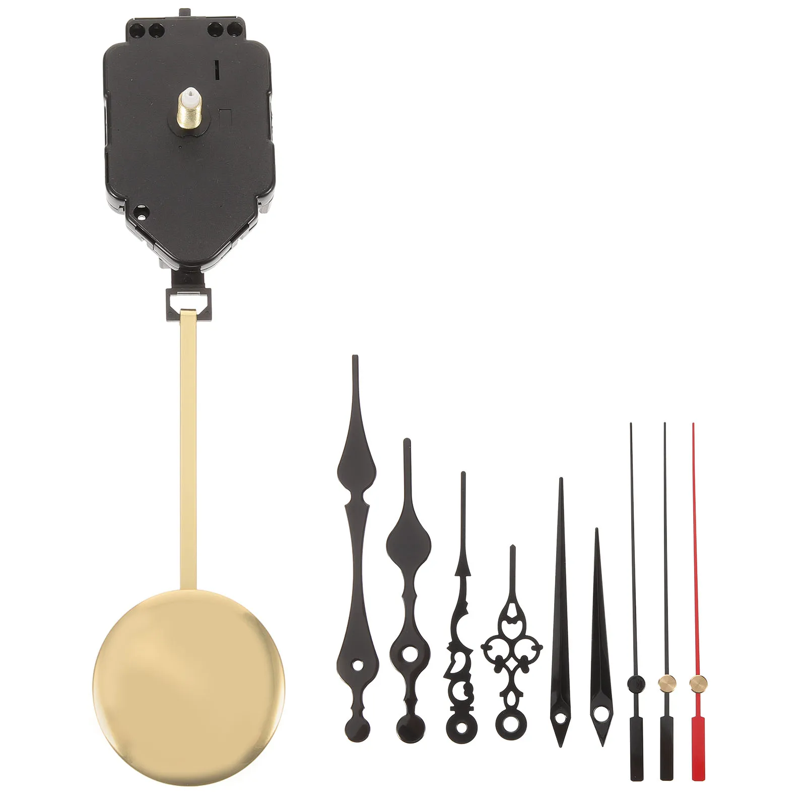 

1 set Quartz Pendulum Mechanism Movement Kit Motor Clock Motor Mute Clock Kit 22mm Shaft 5# Repair Accessories
