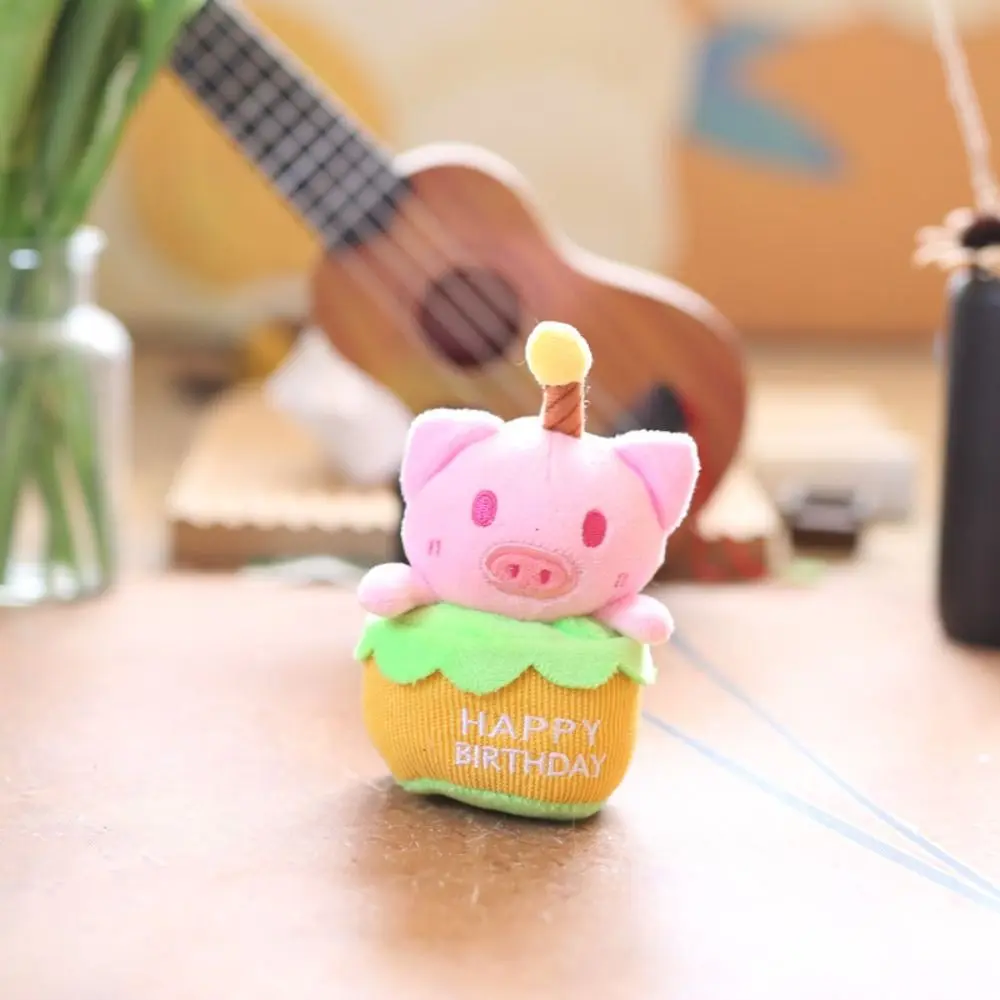 Pig Capybara Plush Pendant Animal Capybaras Ice Cream Capybara Plushie Keychain Creative Cartoon Stuffed Doll Keychains Kids