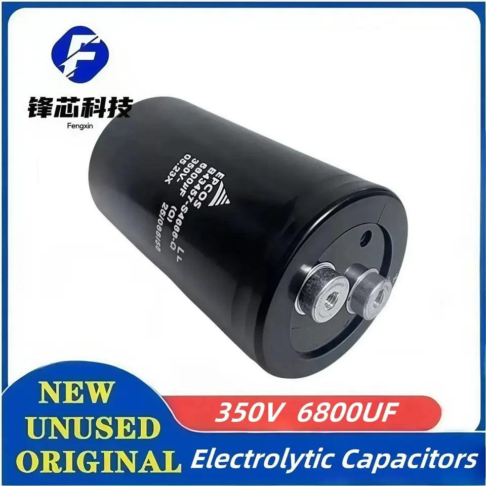 

350V 6800UF EPCOS Aluminum Electrolytic Capacitor Inverter Welder 350V6800UF Screw Foot Bolt Capacitor
