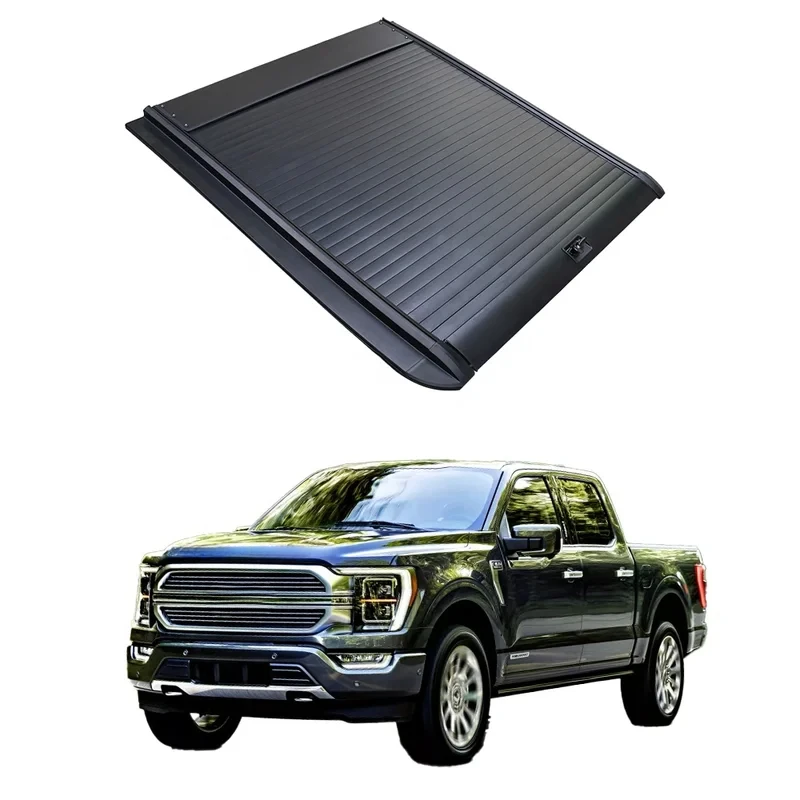 

Waterproof Tonneau Pick up TruckBed Car Aluminium Alloy f150 accessories/250 2023 Pickup Car Hard Type Cover