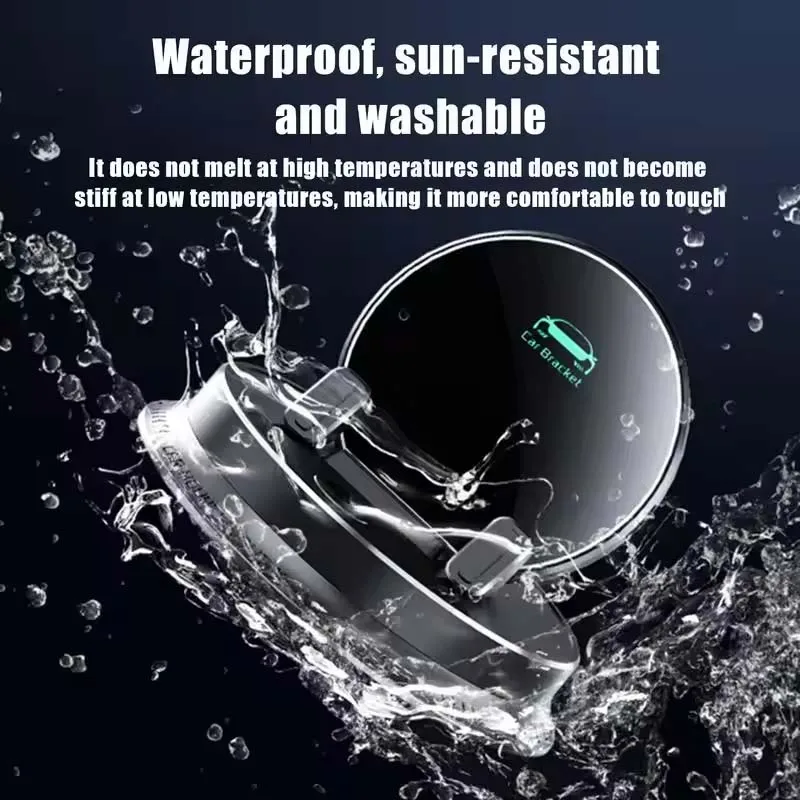 

Dashboard Car Phone Holder Universal 360° Rotation Silicone Phone Mount One-Handed Operation Phone Holder For Car Use
