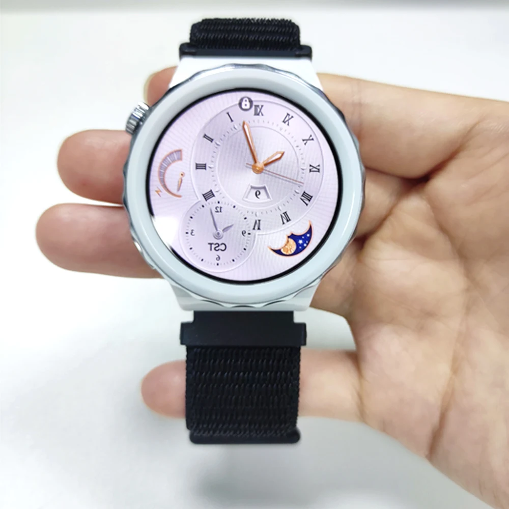 20 mm 22 mm slimme horlogeband voor Huawei Watch 4 3/GT5 4 Pro/Amazfit Balance nylon lusarmband Samsung Galaxy Watch 7 6 5 4 band