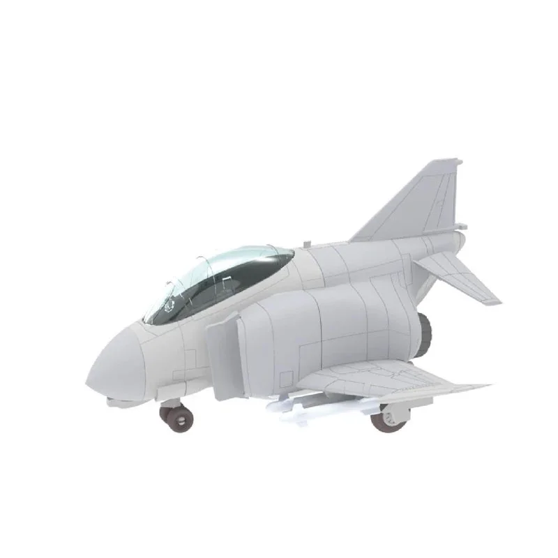 Freedom F162070 assembled model kit F-4J ghost II fighter with pilot q version egg machine