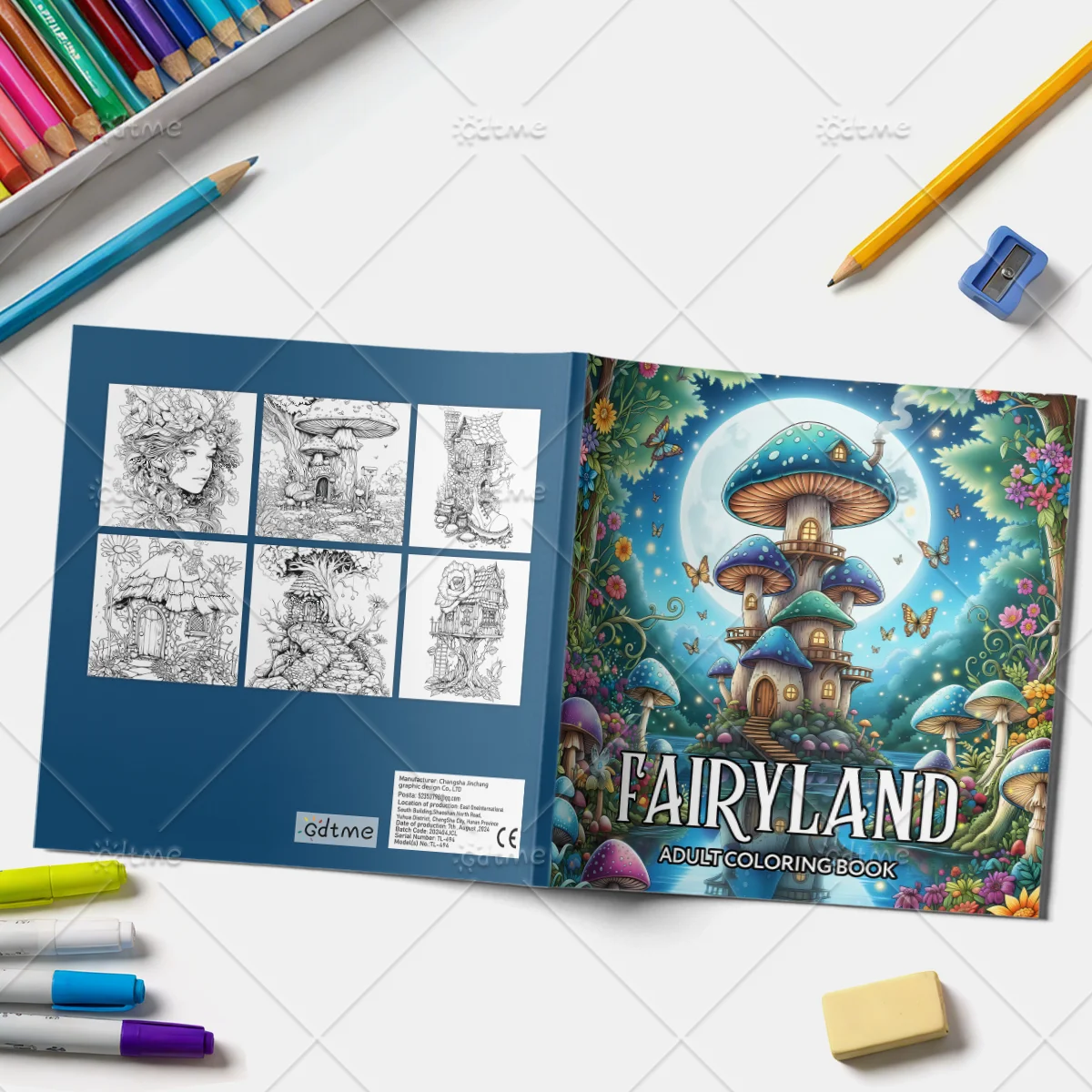 FAIRYLAND Malbuch für Erwachsene mit niedlichen, gemütlichen täglichen Aktivitäten zur Entspannung (Cozy Spaces Coloring) – Detail 2