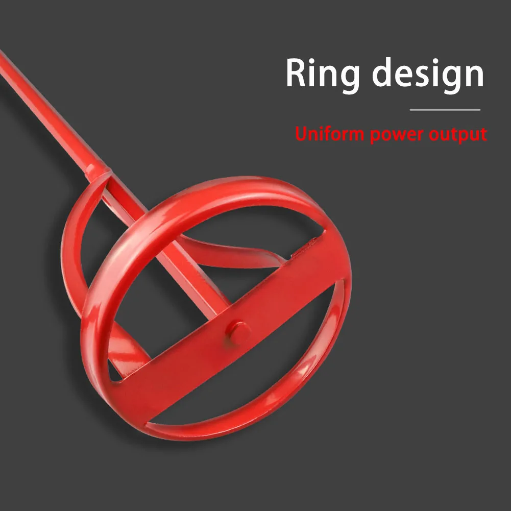 

Ручной миксер-мешалка для штукатурки и краски, красный, для смешивания растворов и покрытий