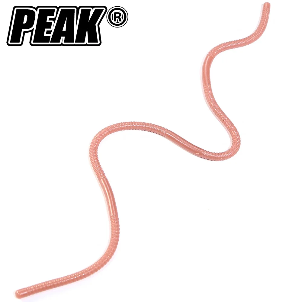 PEAK 280mm Slow SinkingTrout Worm Soft Baits Artificial Fishing Lures Sea Worms Earthworm Fishing Soft Lures Wobblers