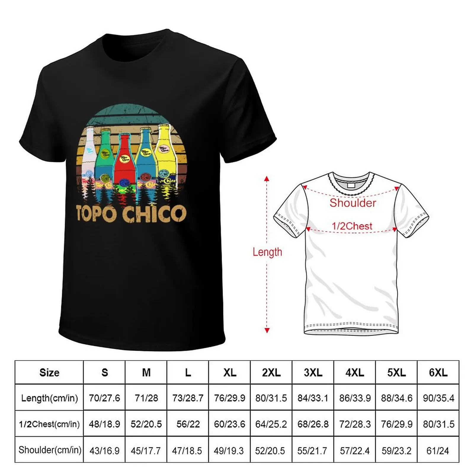 Vintage Topo Chico Design T-Shirt cotton t shirts high quality T-Shirt