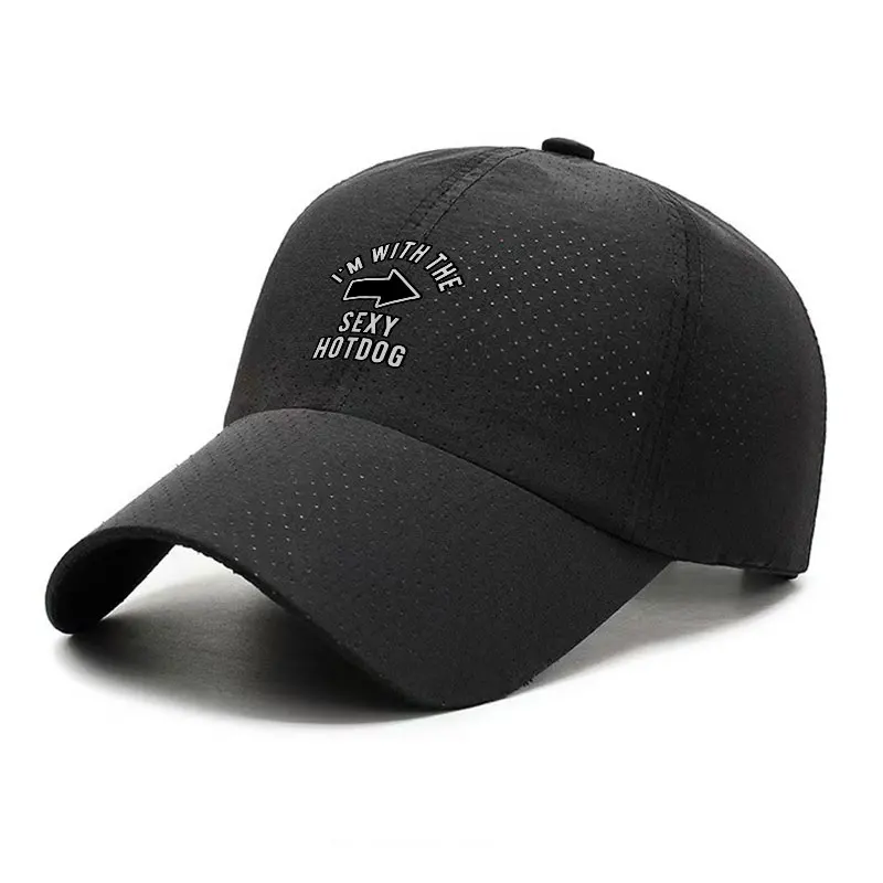 Im With The Sexy Hotdog Quick Dry Unisex Baseball Cap