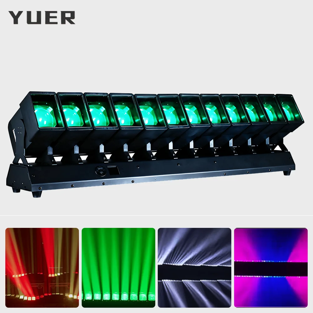 

12X60W RGBW LED Individual control Zoom Moving head light Bar light with CMY Wash effect RDM DMX512 for DJ Disco party bar club
