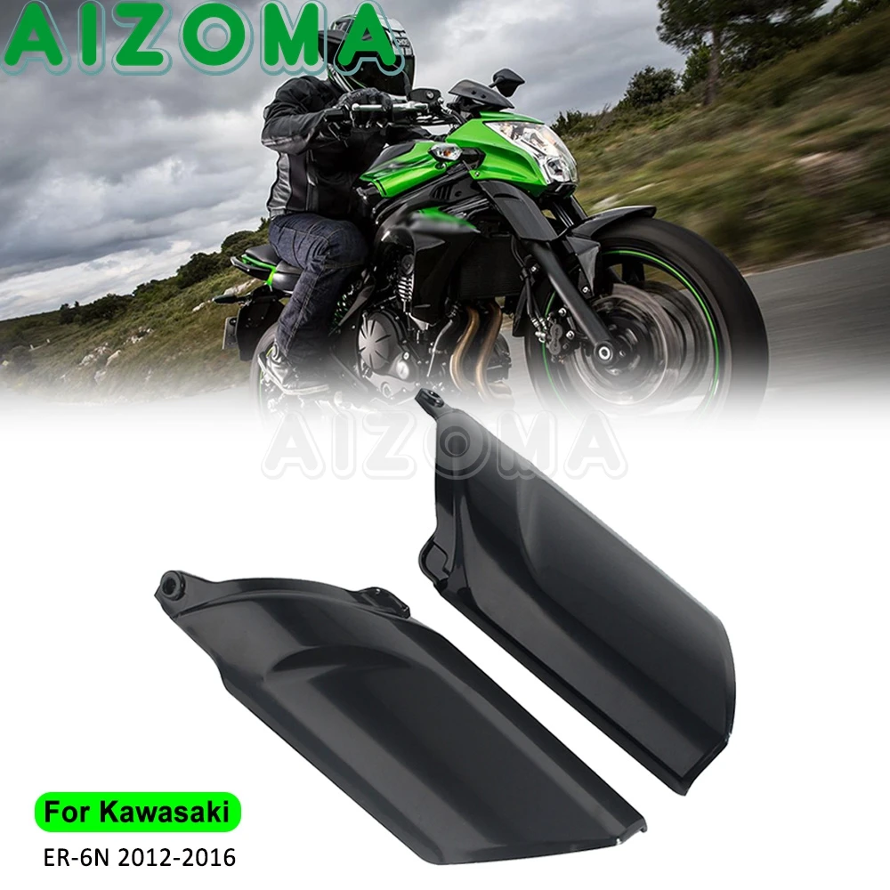 

Motorcycle Fork Guard ABS Plastic Front Fork Tubes Frame Cover Protector For Kawasaki ER6N ER 6N ER-6N 2012 2013 2014 2015 2016