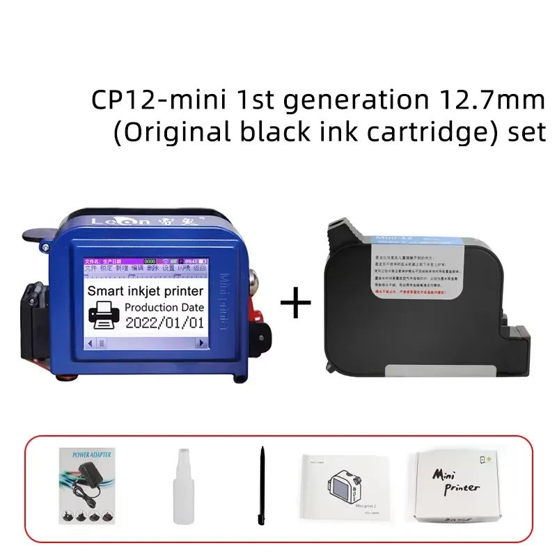 Wholesale CP12 Mini 12.7mm Portable Printing Commercial Goods Inkjet Printer Handheld Batch Coding Machine Electric Easy