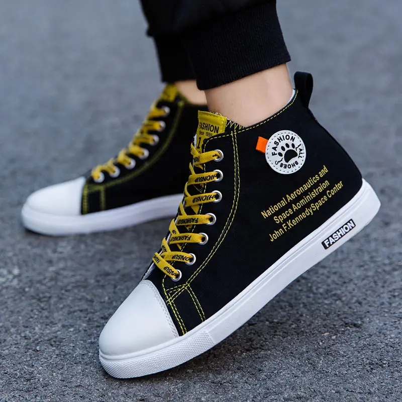 

Холщовая мужская обувь на шнуровке, весенне-осенняя мужская обувь с высоким вырезом, удобная винтажная модная распродажа 2024, оригинальные предложения в стиле ретро, мужские ботинки