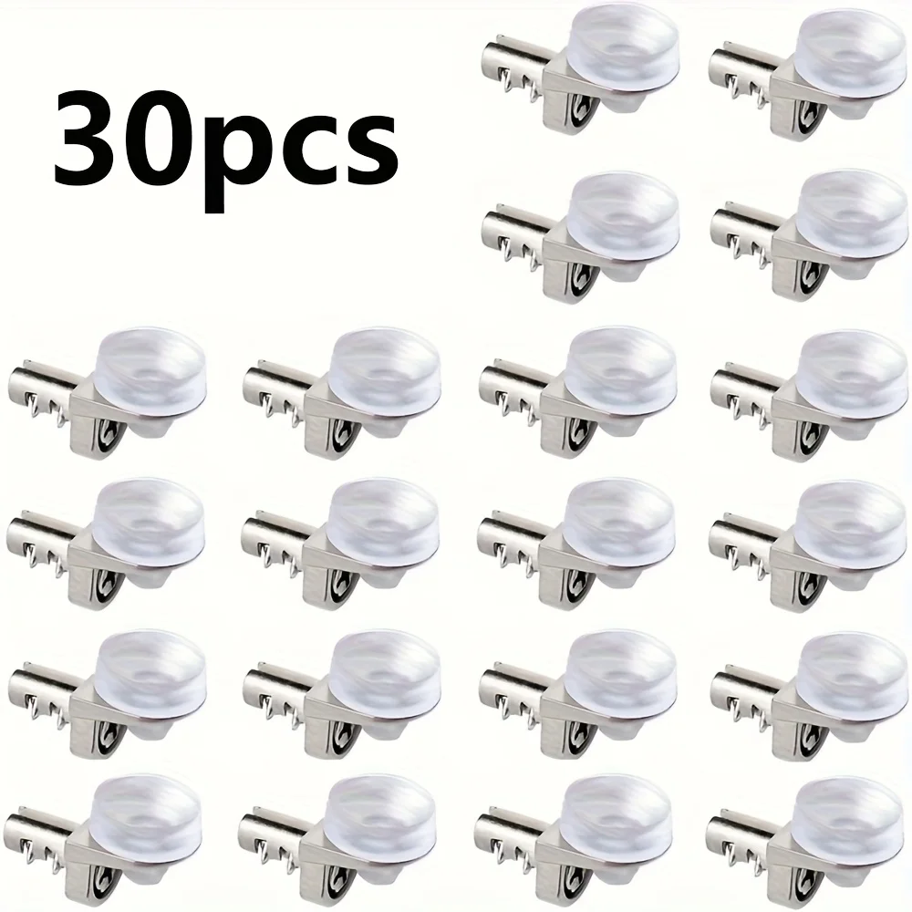 22/30Pcs Shelf Pegs 5mm Shelf Support Pins Glass Cabinet Shelf Bracket for Bookcase Cupboard Furniture Closet
