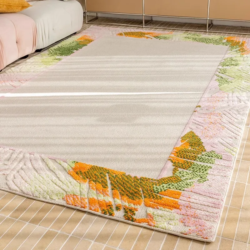 Dopamine three-dimensional thickened relief carpet living room sofa blanket modern light luxury premium bedroom bedside blanket