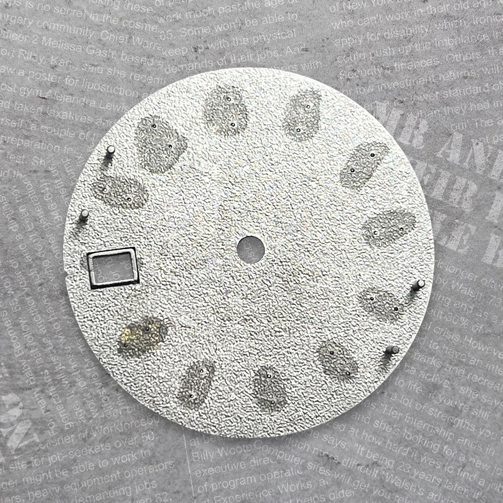 28.5 mm Cobweb S Logo Dial Suitable For NH35/NH36/4R/7S Japan Automatic Movement Green Luminous Watch Modification Accessories