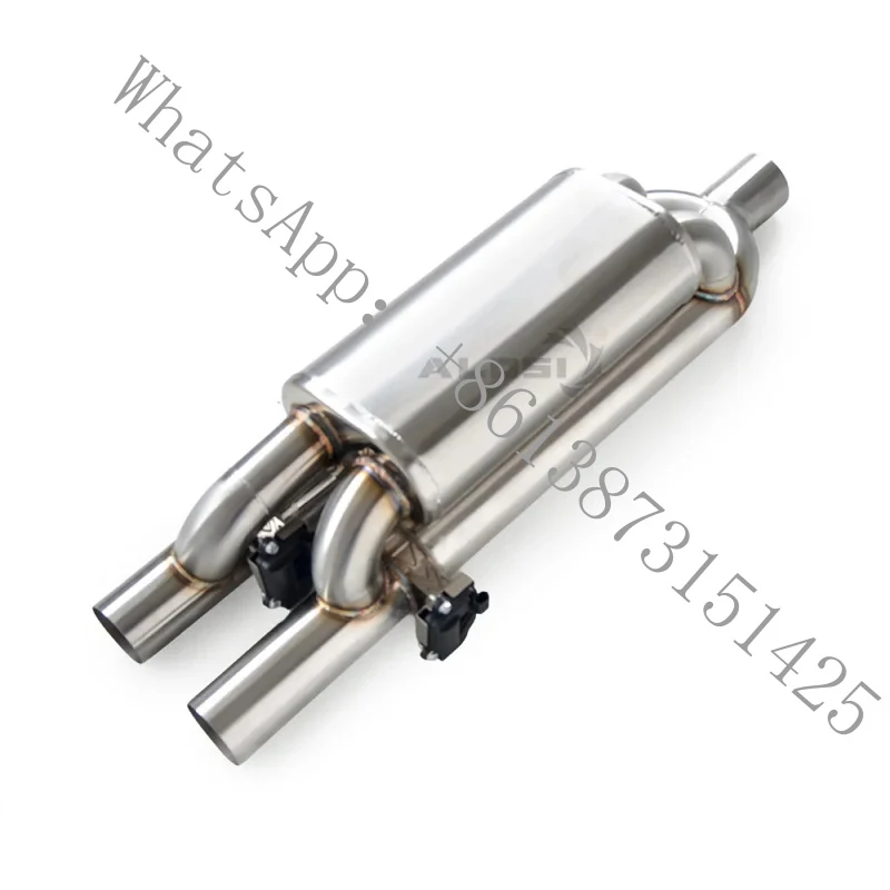 

Universal Exhaust Muffler Raptor F-150 2010-2020 SS304 Mid-pipe Exhaust Pipes Retrofitted Sports Car Sound