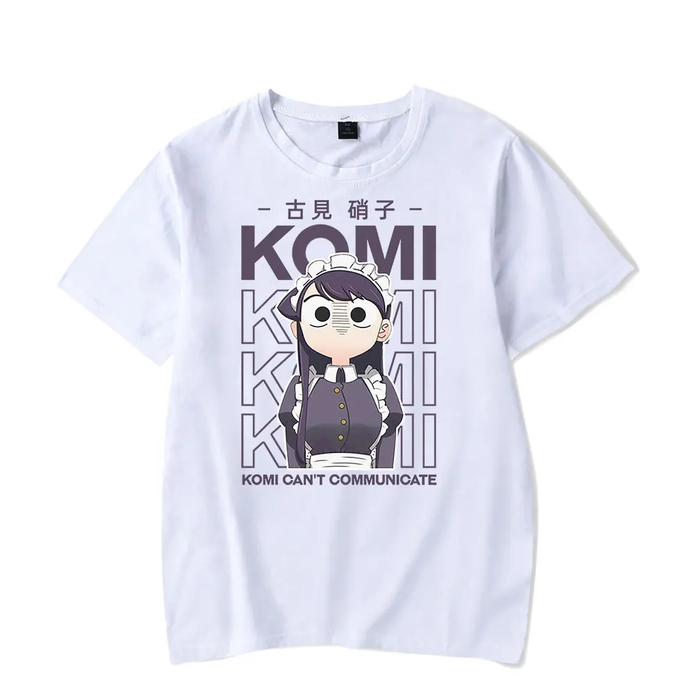 Komi Can't Communicate Komi Shouko Short Sleeve T Shirt Unisex Sport Pullover Harajuku Tops Y2k T Shirt Outwear Clothes