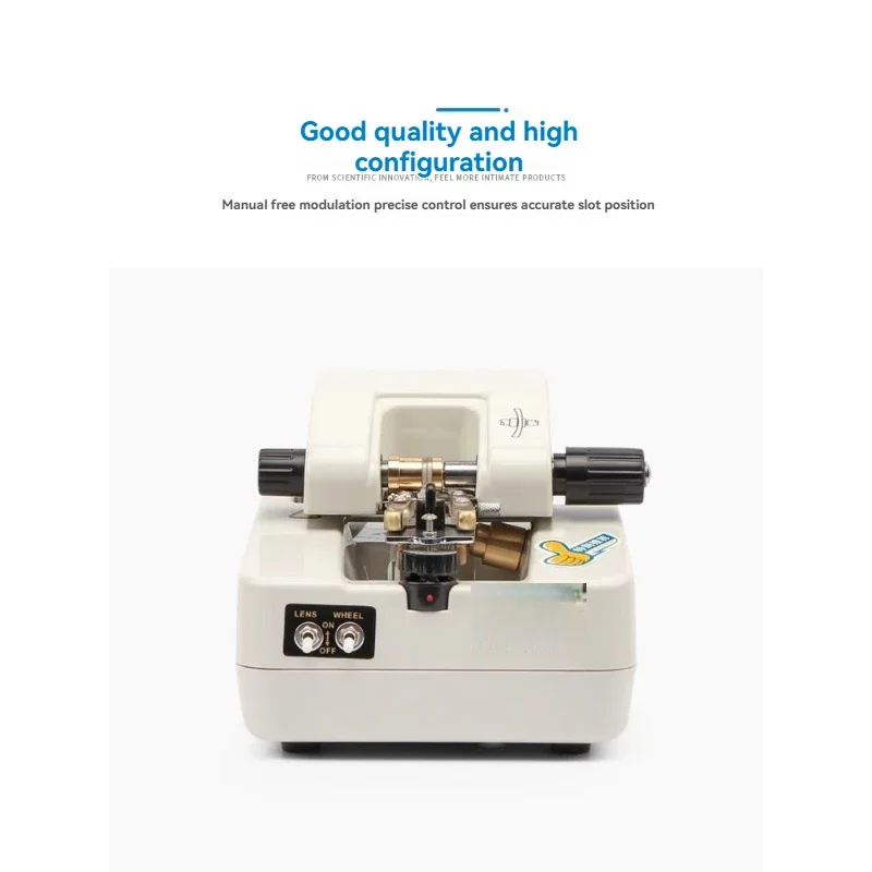 2025 Slotting Machine for Eyeglass Lenses, Automatic Slotting Machine for Eyeglass Drawing Machine Half Frame Eyeglass Lenses