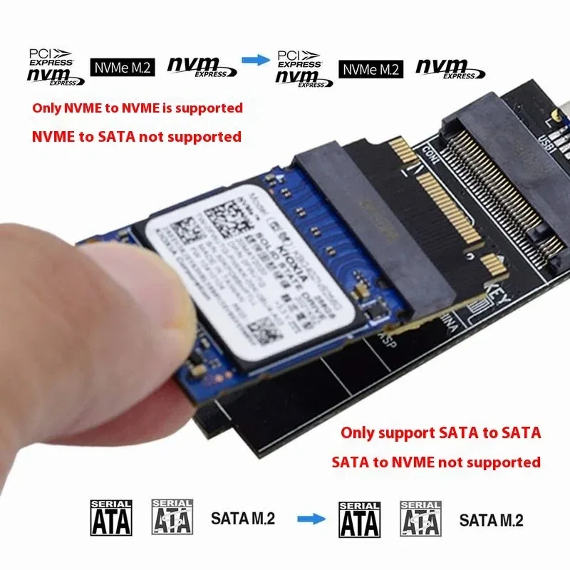 2025 ใหม่ NVME NGFF SSD M.2 SSD 2230 ถึง 2242 Extension Card มัลติฟังก์ชั่น Adapte 22x30 มม.