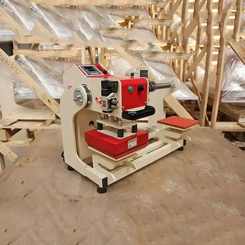 

Pneumatic Automatic Heat Press Machine Heat Transfer Press Embossing Machine Double-position Heat Press Machine