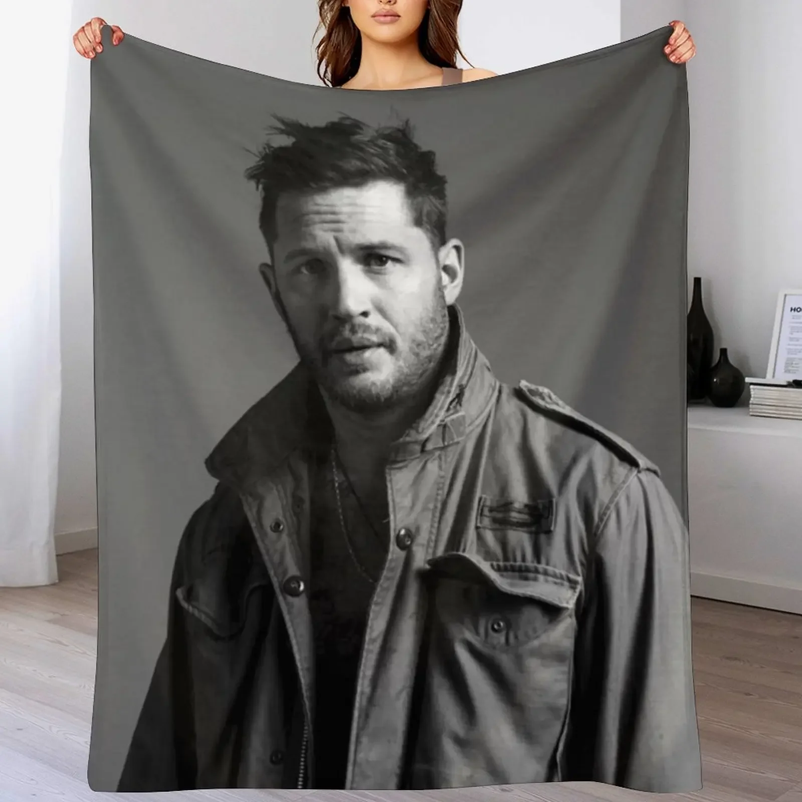 

Tom Hardy Throw Blanket bed plaid Camping Luxury sofa bed Blankets