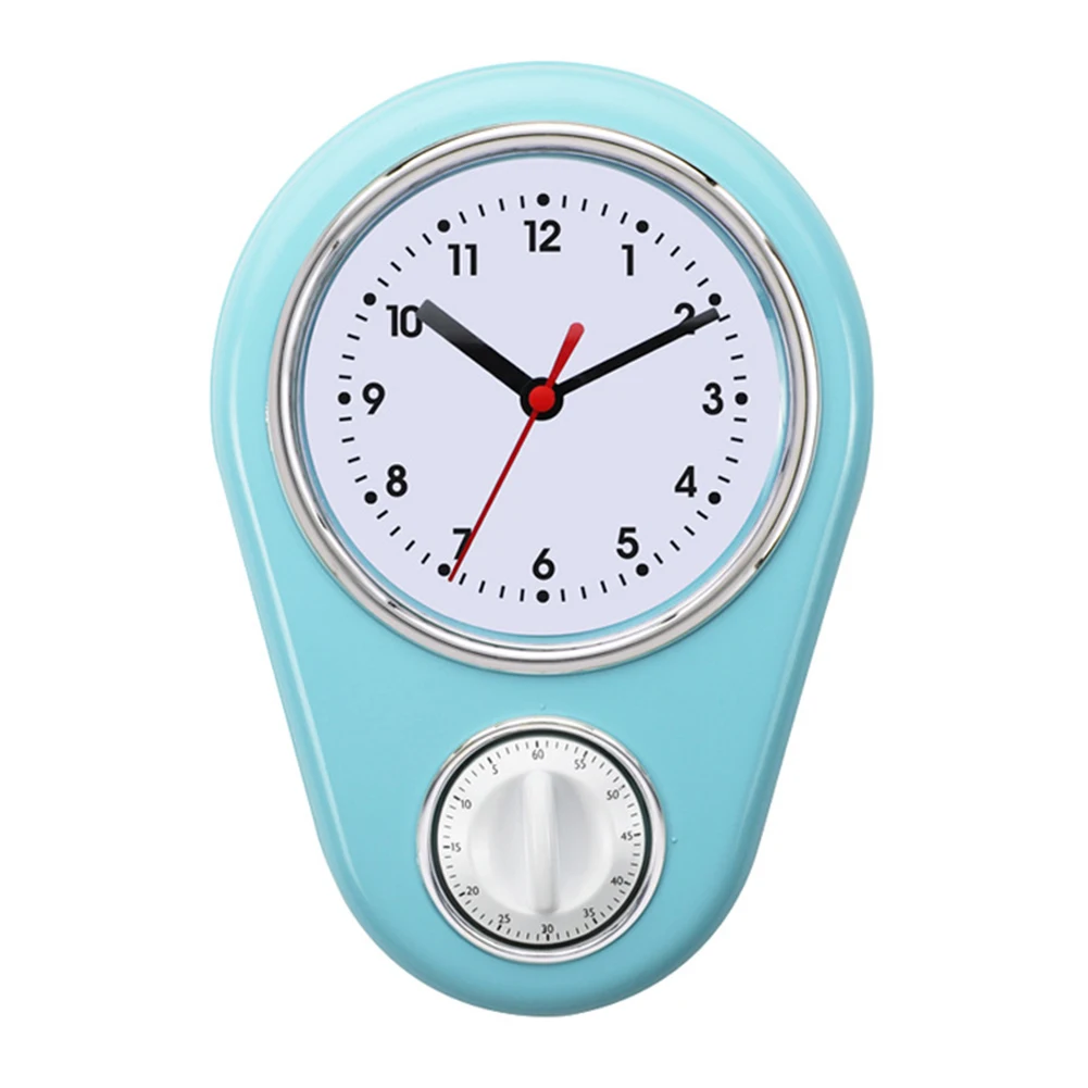 9 Inch Kitchen Timer Wall Clock Multifunction Quartz Clock Large Display Accurate and Easy Operation for Cooking