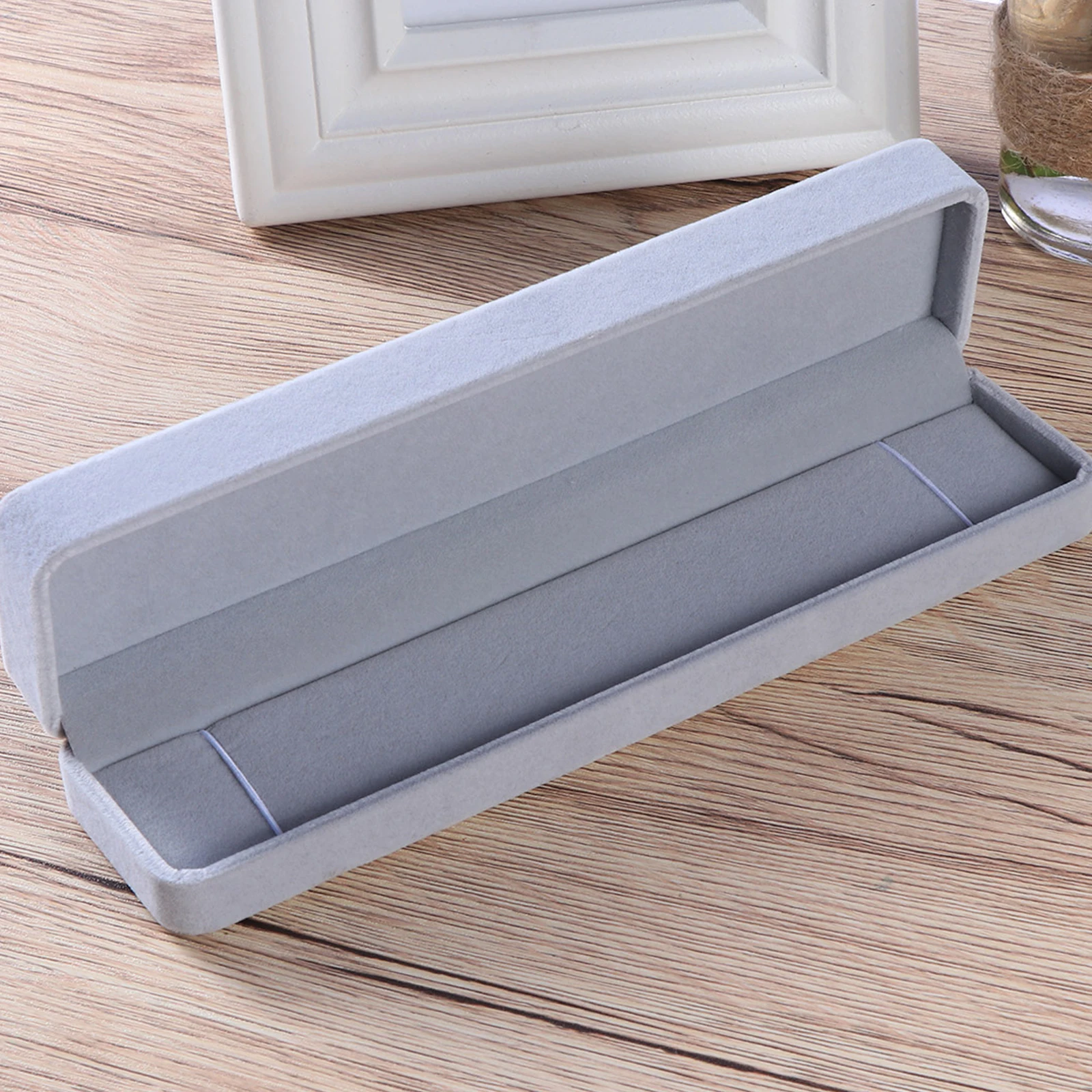 

Jewelry Storage Box For Necklaces Bracelets Watches Earrings Organizer Metal Display Gift Women Men Birthday Anniversary