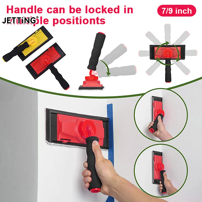 

Paint Edger Trimmer Improved Guide Wheels Edge Painting Tool For Walls, Ceilings, Corners & Trims | Paint Pad Applicator