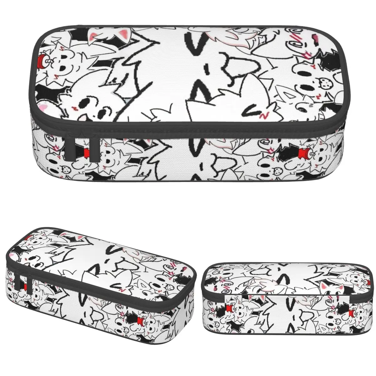 

Милые пеналы Boykissers с котом, пеналы, коробка для ручек для девочек и мальчиков, большие сумки-карандаши для хранения, школьные принадлежности, подарочные канцелярские принадлежности